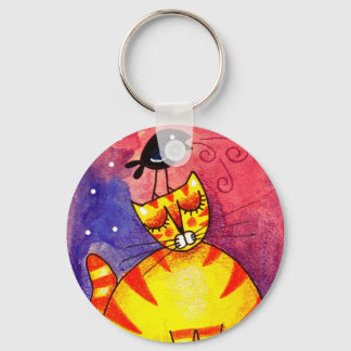 Gato Amarelo, Coroa Preta - Chaveiro