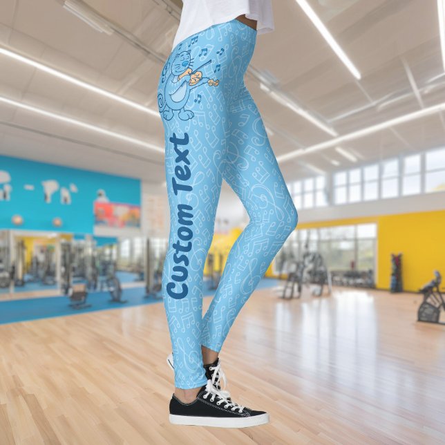Gato Azul com Leggings de Violino (Criador carregado)