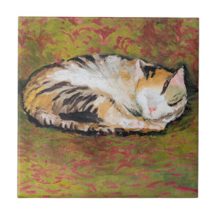 Gato, Azulejo de Cerâmica August Macke