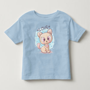 Gato Bonito Para Crianças, T-Shirt