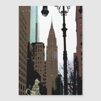 Gato Brilhante da Cidade Ímã Artístico de NYC