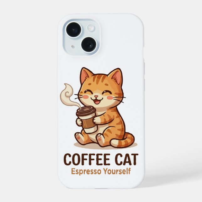 Gato Café Espresso Você Mesmo Gatinho Fofo (Verso)
