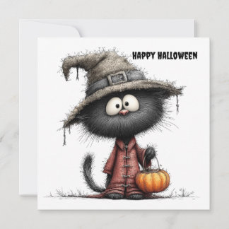 Gato caprichoso de Halloween