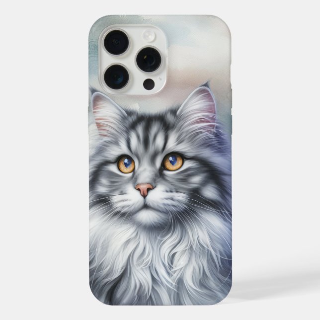 Gato Cheio de Graça em aquarela (Verso)