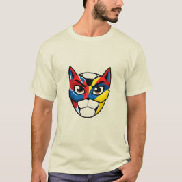 Gato Cibernético | Camiseta Gráfica com Rosto de G