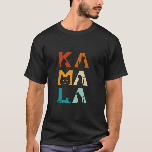 Gato com a inscrição de gatas e camisetas (Frente)