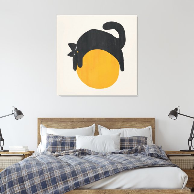 Gato com Canvas de bola (Insitu(Quarto))