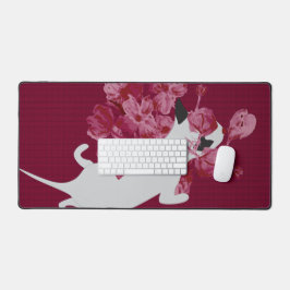 Gato com Flores Encantadoras