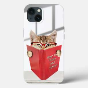 Gato com Óculos e Livro Vermelho