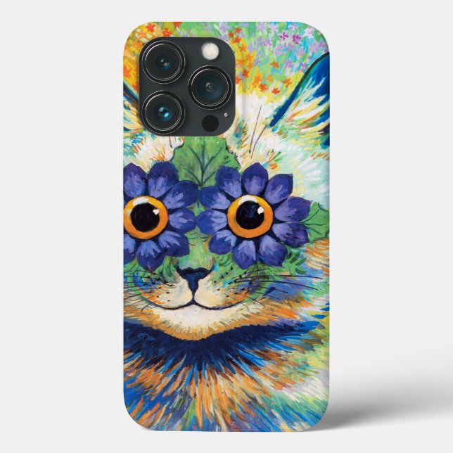Gato com Olhos Flores | Louis Wain | (Verso)
