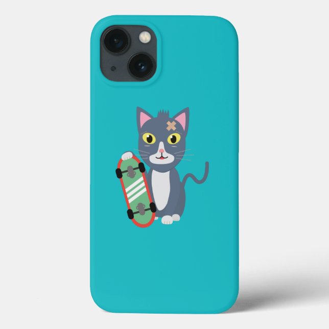Gato com skate (Verso)