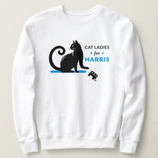 Gato Damas para Camisa de Kamala Harris