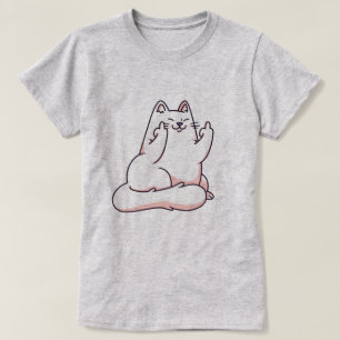 Gato Dando A Camisa De Ponta