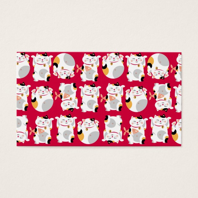 Gato de boa sorte, chinês, feng shui,Maneki Neko,p (Frente)