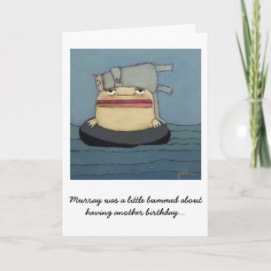 Gato de cartão de aniversário