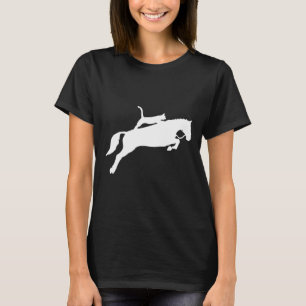Gato De Cavalo A Andar De Cavalo T Camisa Engraçad