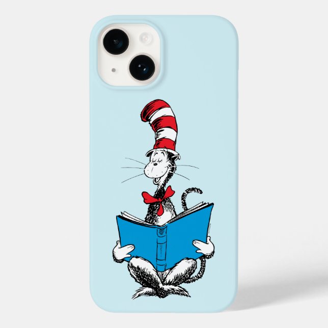 Gato de Chapéu Lendo (Verso)