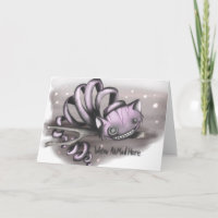 Gato de Cheshire - cartão de Alice