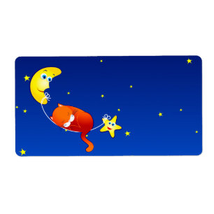Gato de dormir, etiqueta
