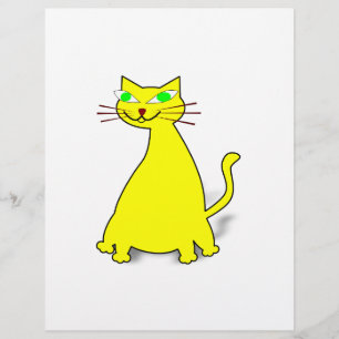 Gato de gordura amarelo