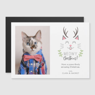 Gato de Natal malvado com amantes e imã de Natal
