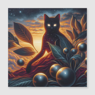 Gato de outro mundo feito de estrelas: Trabalho de