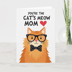 Gato de Pelúcia da Mamãe cartão