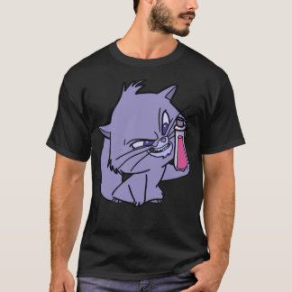 Gato De Yzma Com Camiseta Clássica De Frasco Venen