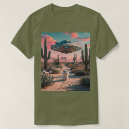 Gato Desert UFO Fatiga T-Shirt Verde