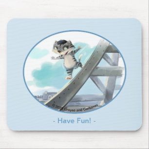 Gato Desliza Torre Eiffel – Paris Mouse Pad Divert