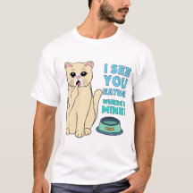 Gato do Inspetor de comidas | Camiseta