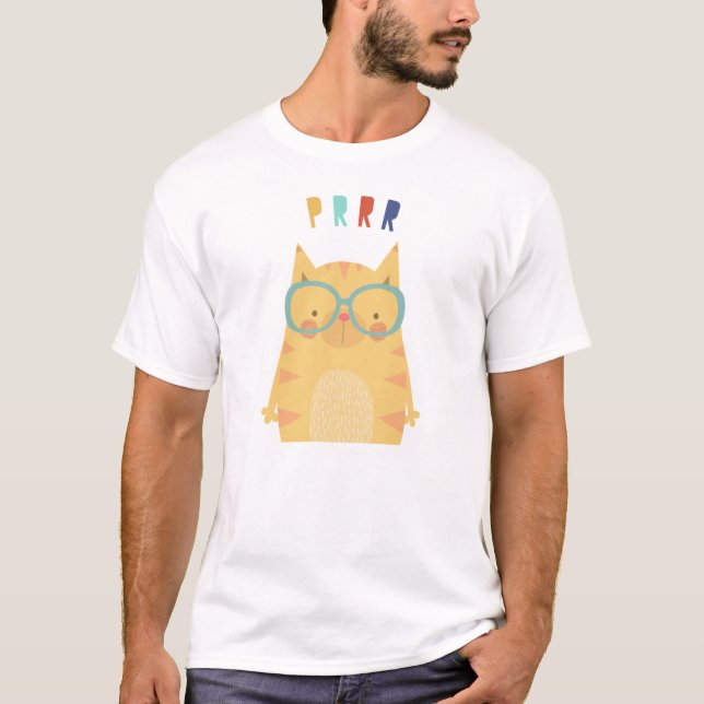 Gato do t-shirt do desenhista (Frente)