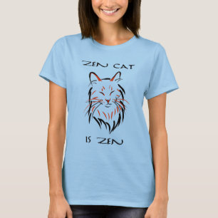 Gato do zen - t-shirt