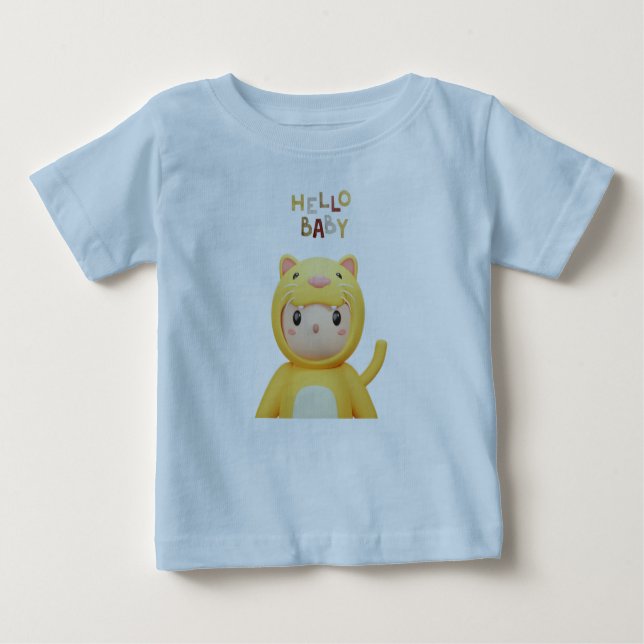 Gato Doce: Camisa de Bebê para Cada Ocasião (Frente)