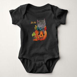 Gato e Abóbora do Halloween Camiseta