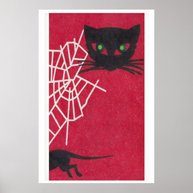 Gato e Rato - Impressão Caixa de Fósforos - Parede (Frente)