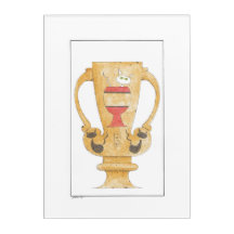 Gato Em Um Vaso De Taça