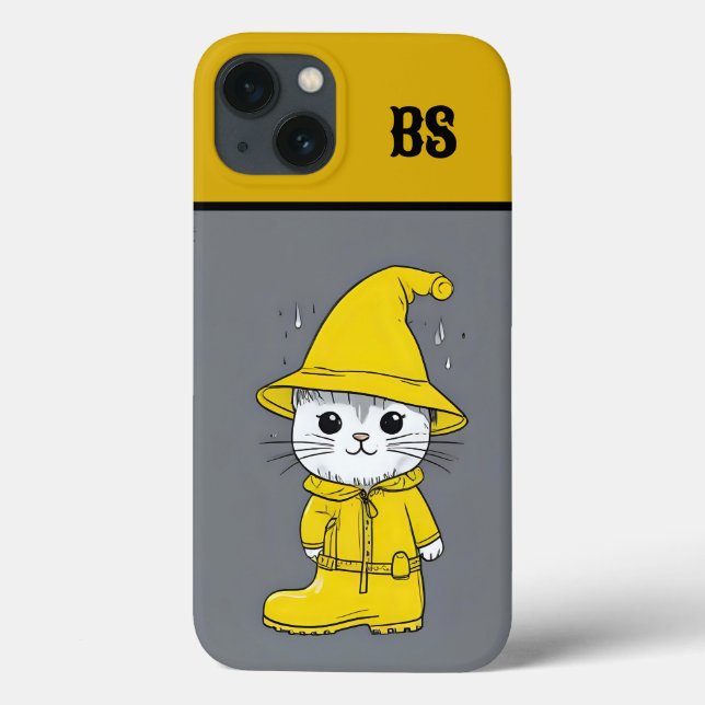 Gato Engraçado em Raízes de Chuva - Humor de Gato (Verso)
