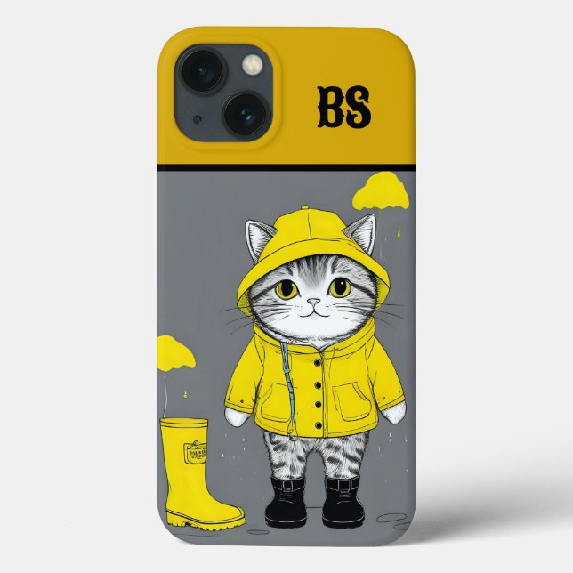 Gato Engraçado em Raízes de Chuva - Humor de Gato (Verso)