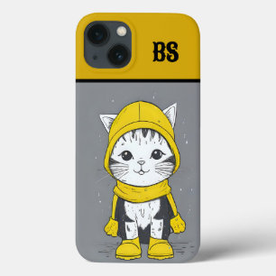Gato Engraçado em Raízes de Chuva - Humor de Gato