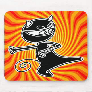 Gato Firekick Mousepad de Ninja