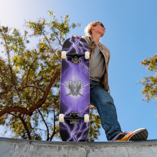Gato Guerreiro Épico Skateboard (Ao ar livre 1)