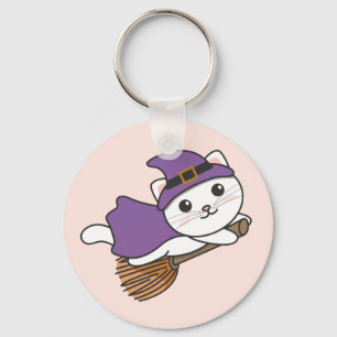 Gato Halloween Bruxas Kids Witume Chaveiro