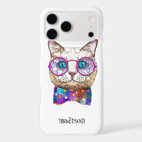 Gato Hipster Colorido, Personalizado