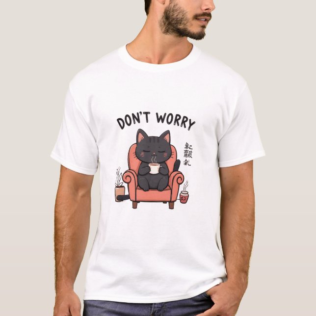 Gato Humoroso De Camisa De Gato Engraçada (Frente)