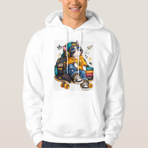 Gato Legal de Skate Vibrações Positivas – Moletom