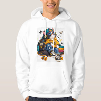 Gato Legal de Skate Vibrações Positivas – Moletom