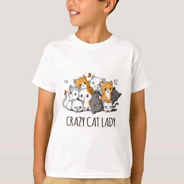 Gato Louco, Gama, Gatinho, Gatinho, Camisa (Frente)