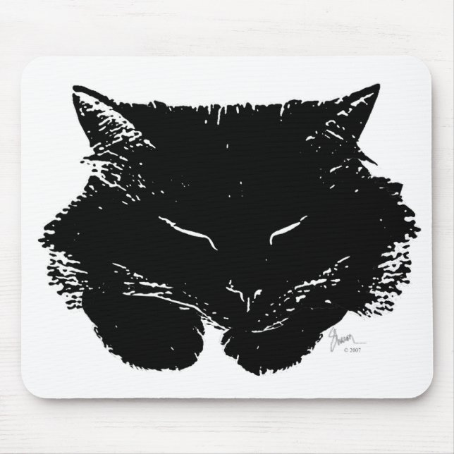 Gato macio Mousepad (Frente)