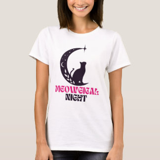 Gato mágico, camiseta meógica para mulheres amante
